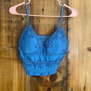 Navy Blue cropped tank